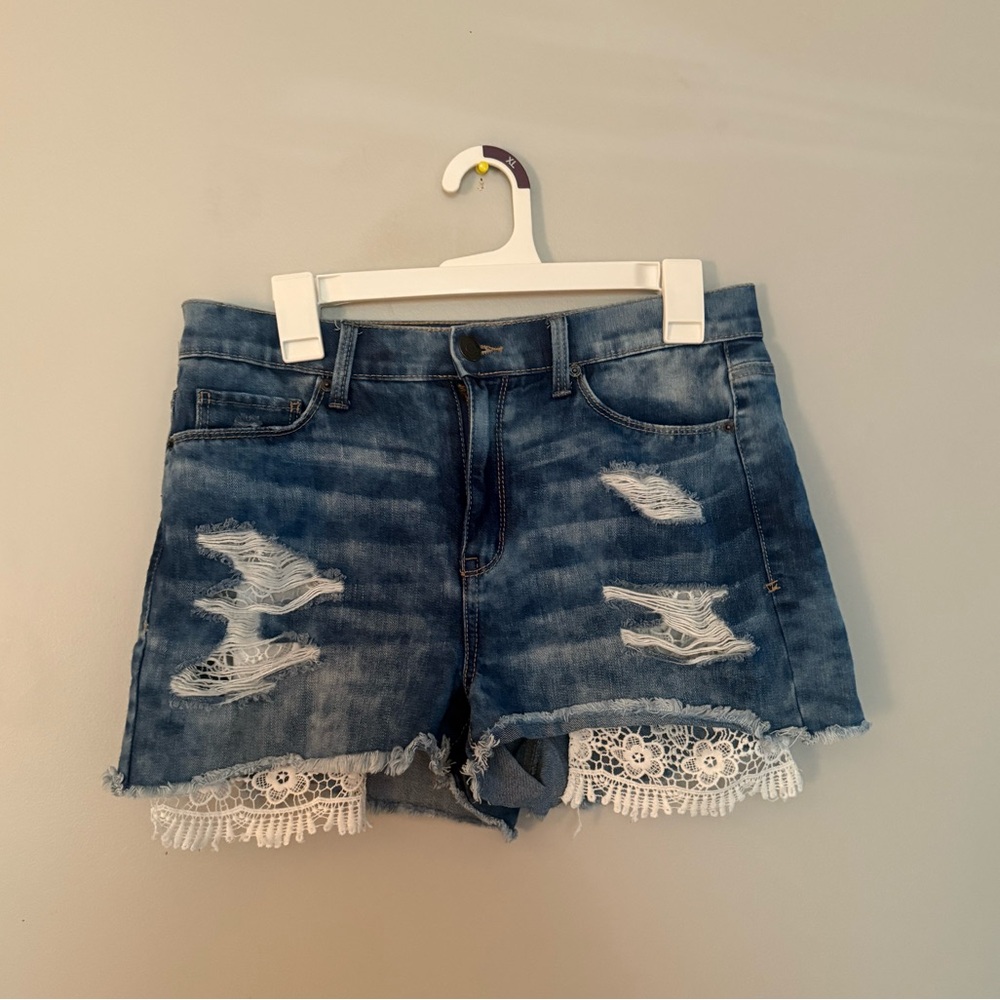 High Rise Mudd Shorts